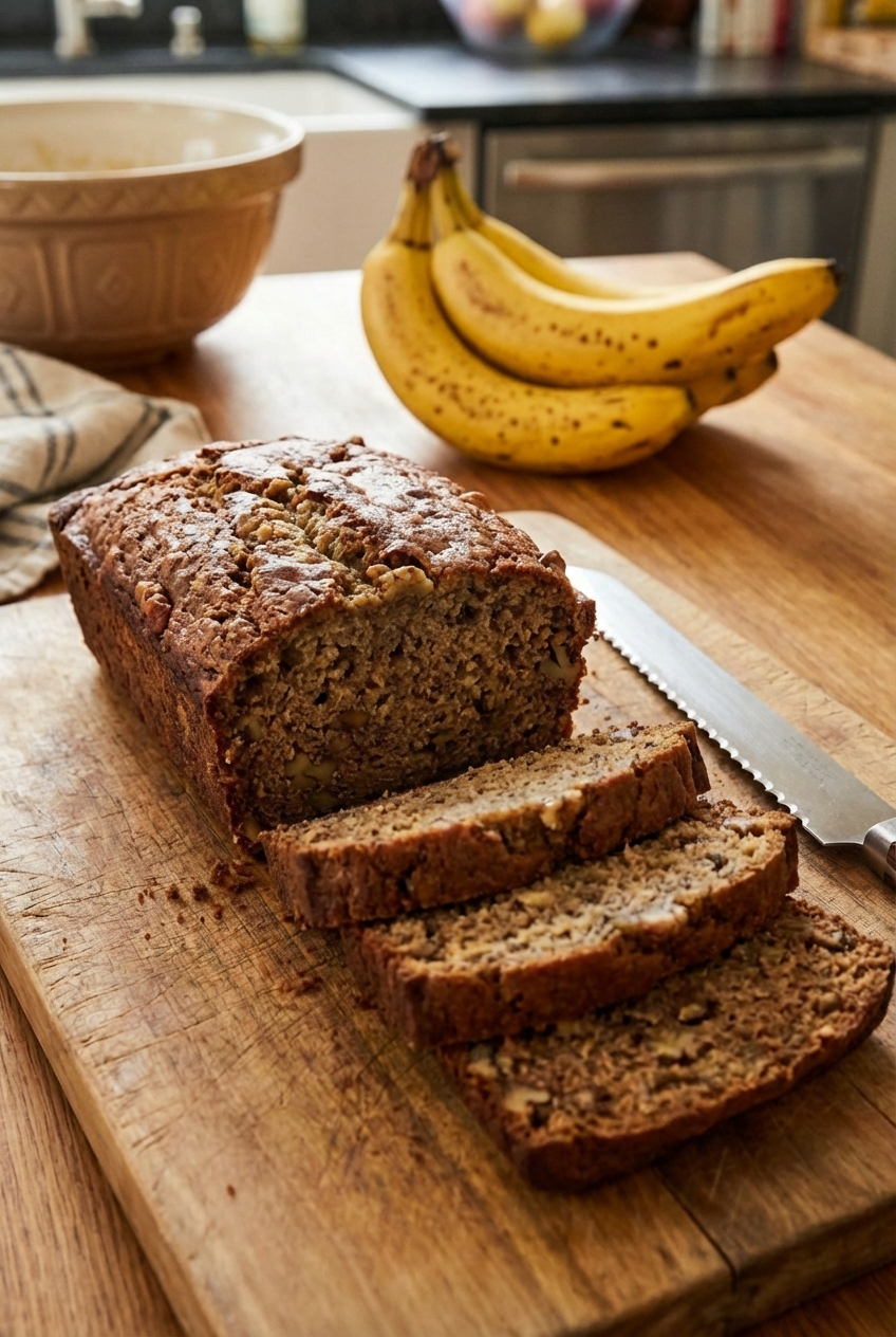 Wholesome Moist Banana Bread