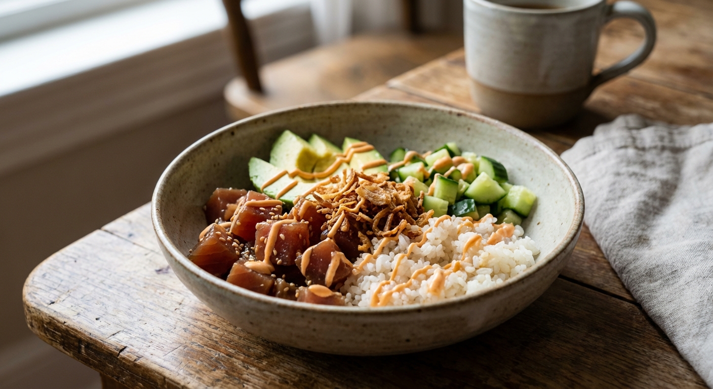 Rustic Poke Bowl