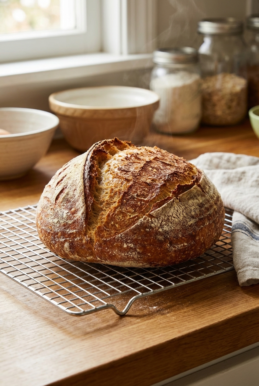 Hearty Starter Dough Bread