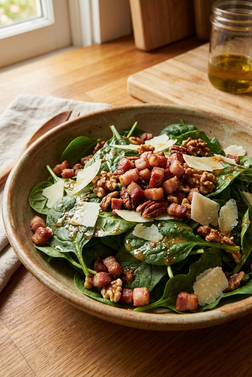 Rustic Spinach Salad
