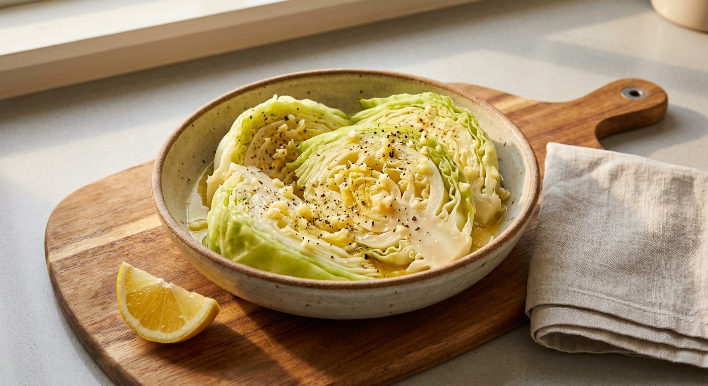 Buttery Boiled Cabbage