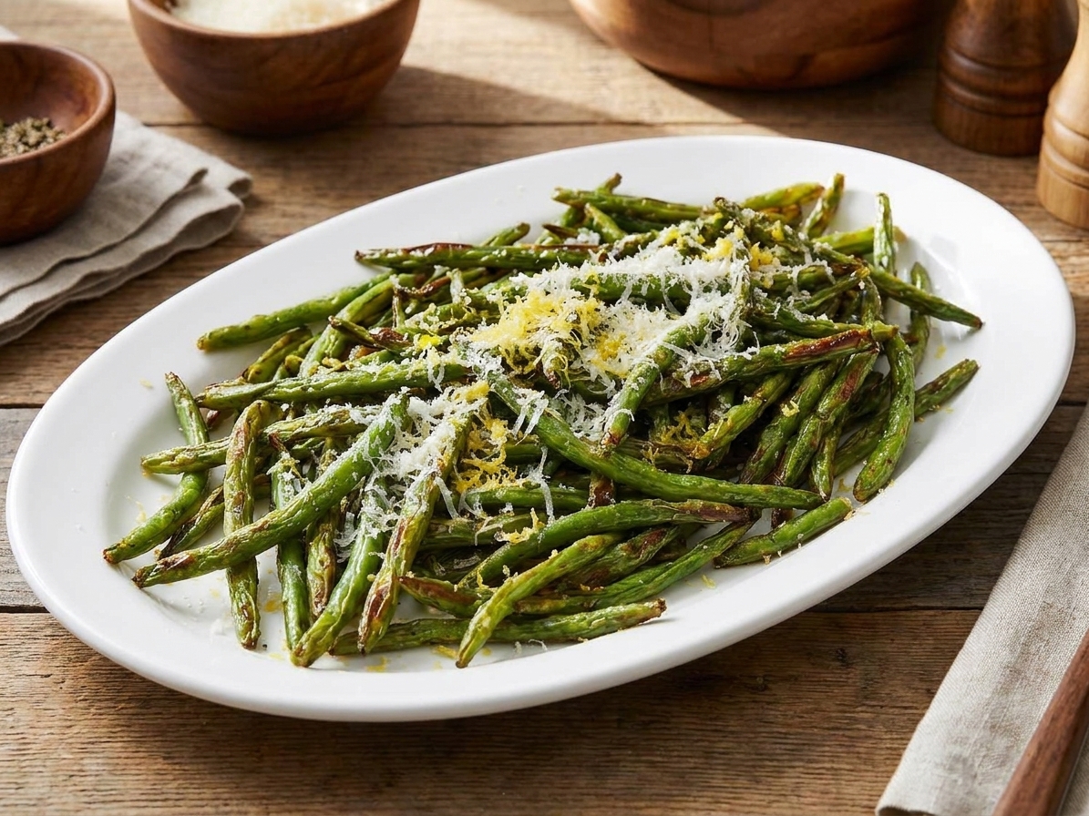 Crispy Roasted Green Beans