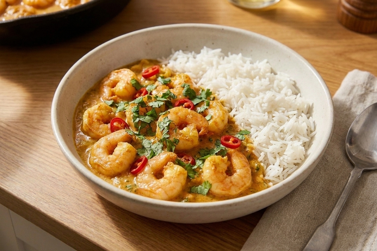 Weeknight Shrimp Curry
