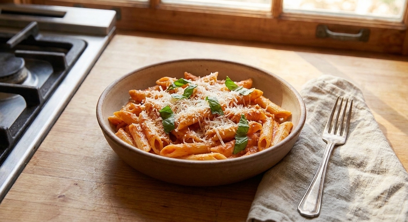 Creamy Tomato Basil Penne