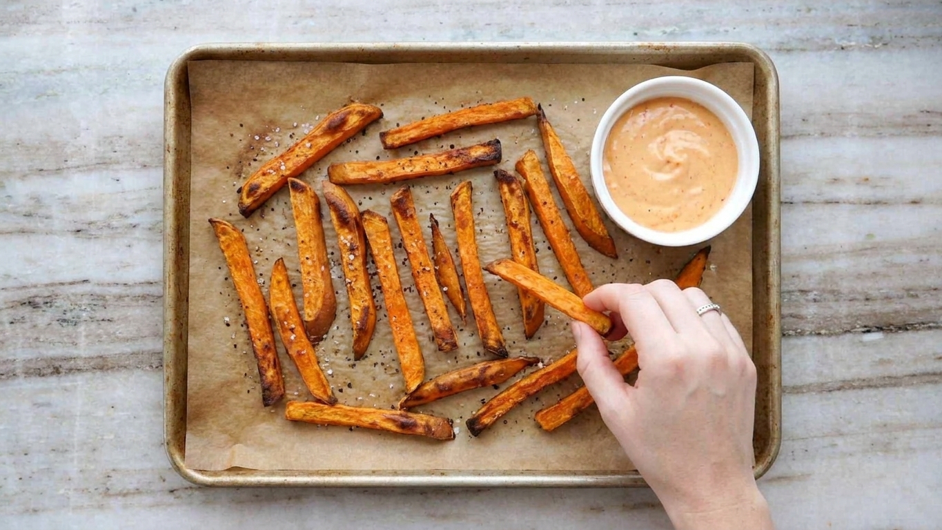 Crispy Baked Sweet Potato Fries
