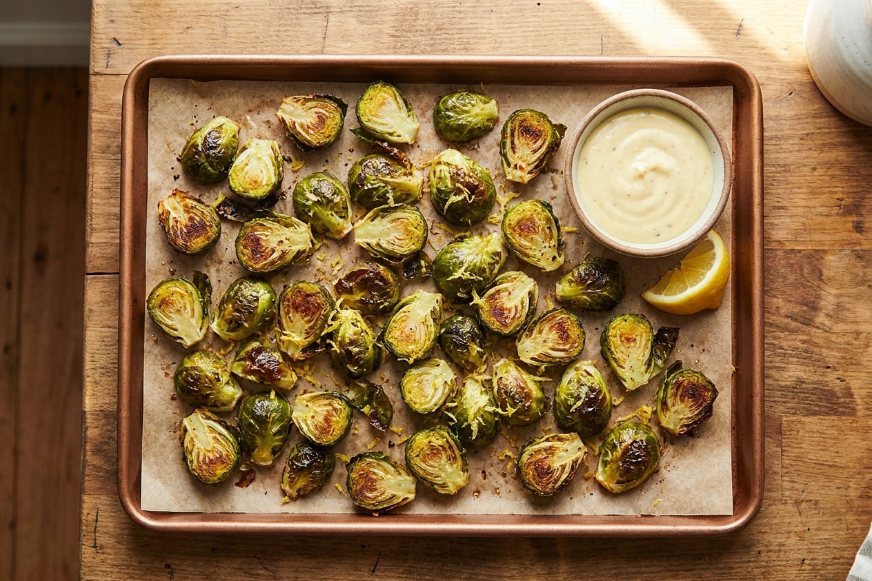 Crispy Roasted Brussels Sprouts