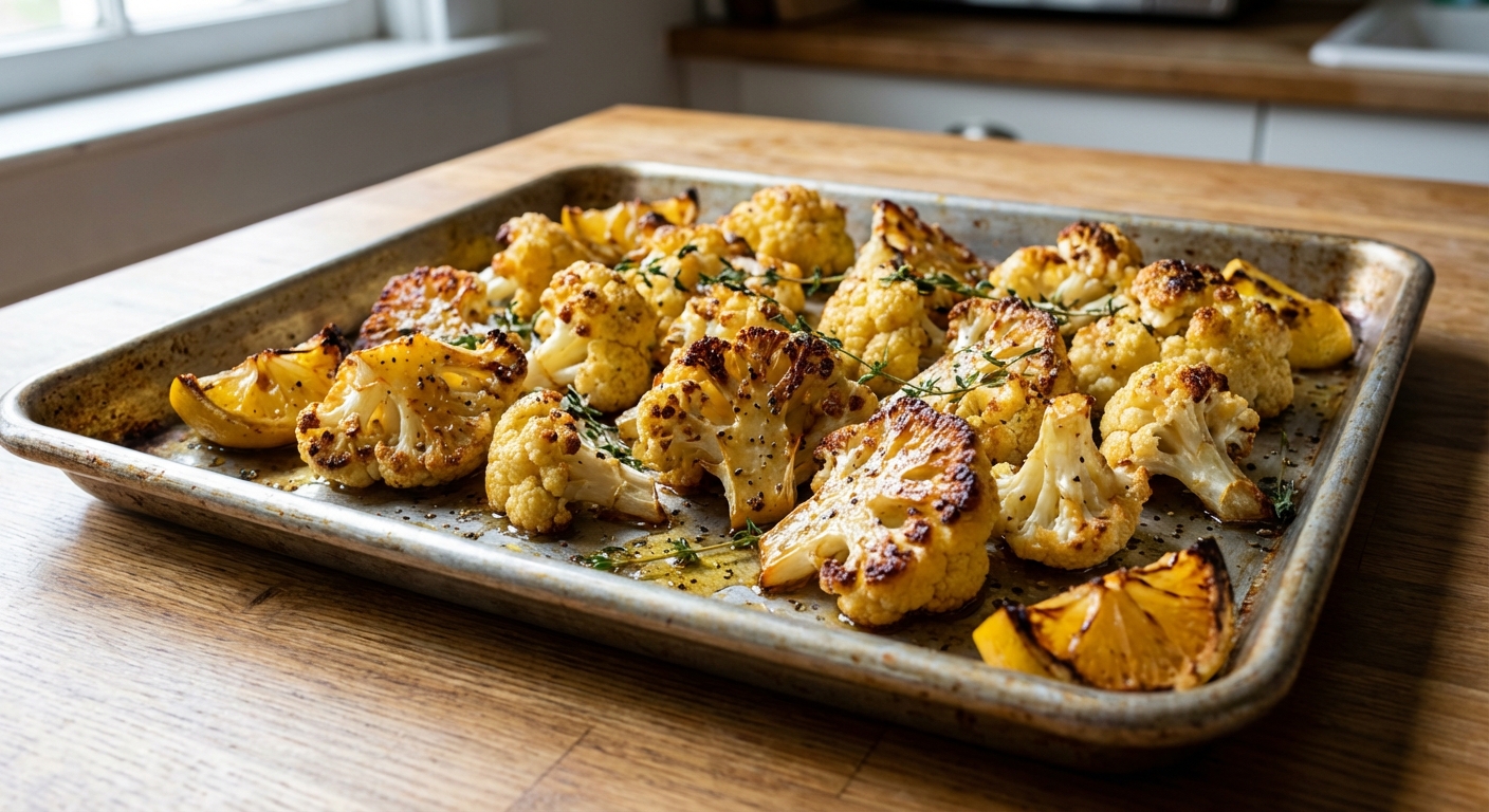 Fresh Sweet Roasted Cauliflower