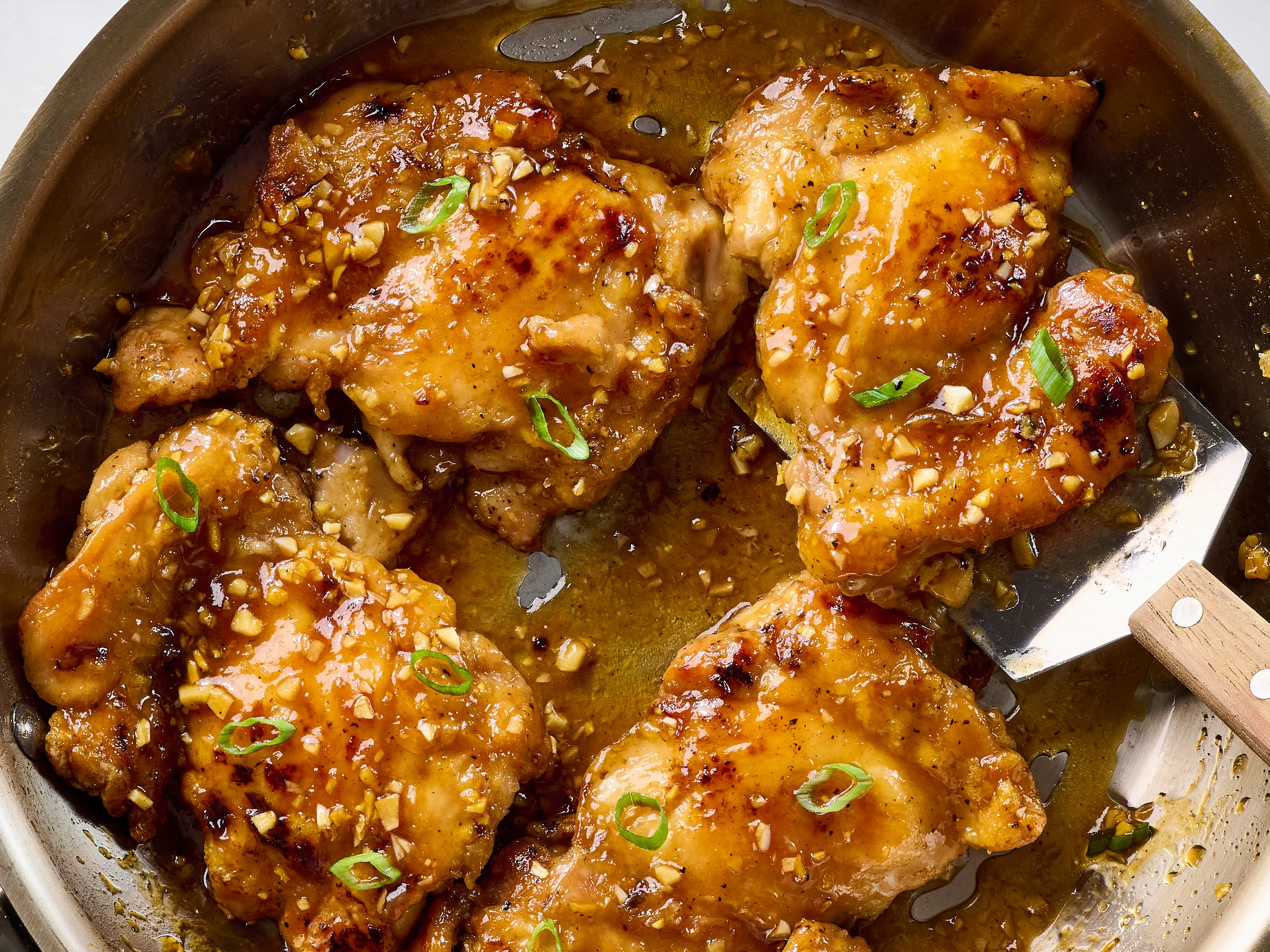 Sticky Garlic Soy Honey Chicken Tray Bake