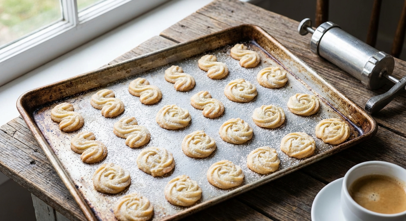 Classic Buttery Spritz Cookies