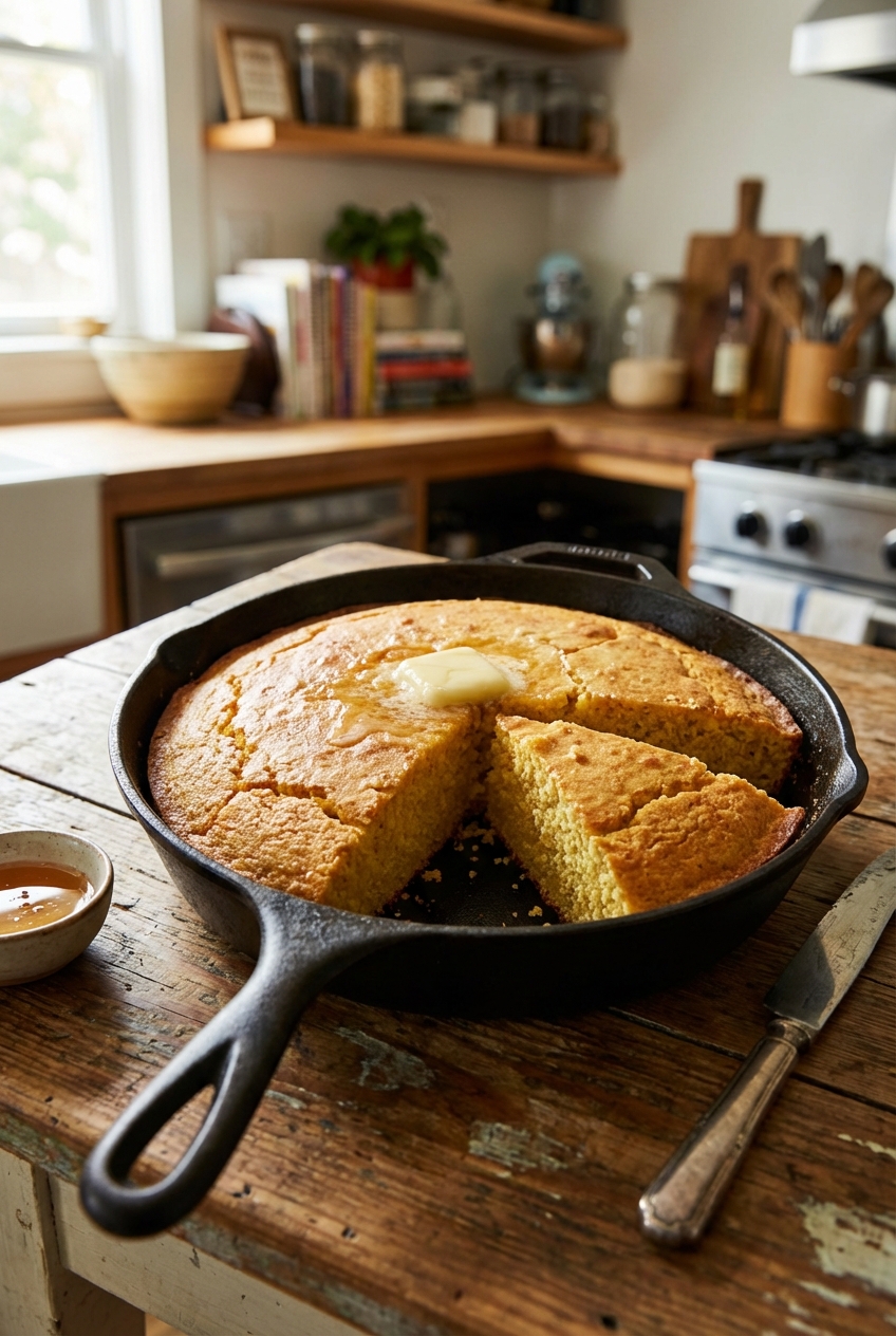 Moist Buttery Cornbread