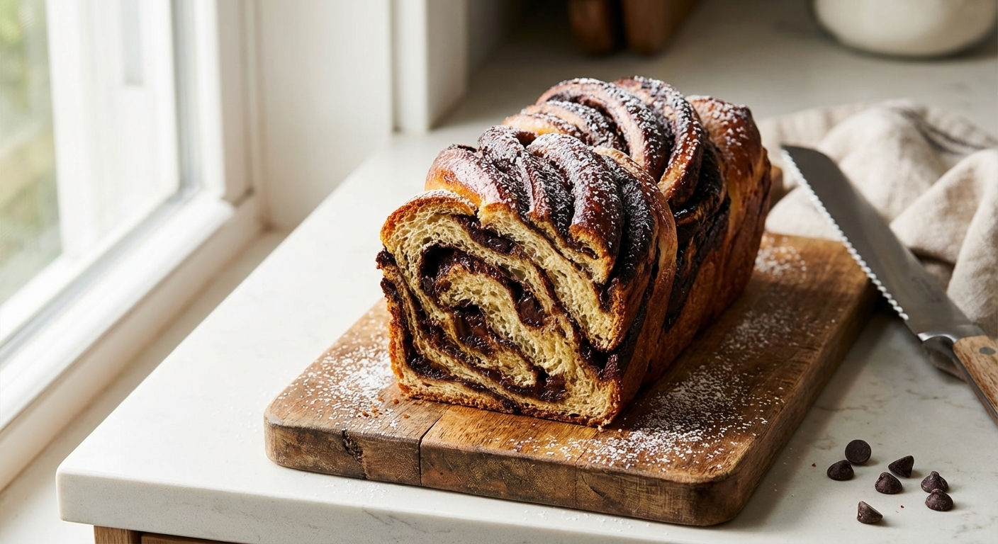 Classic Chocolate Babka (Brioche Swirl)