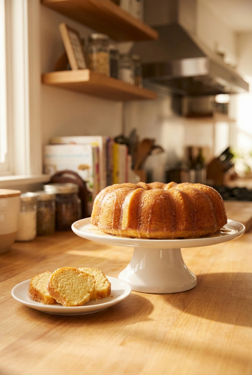 Weeknight Rum Cake
