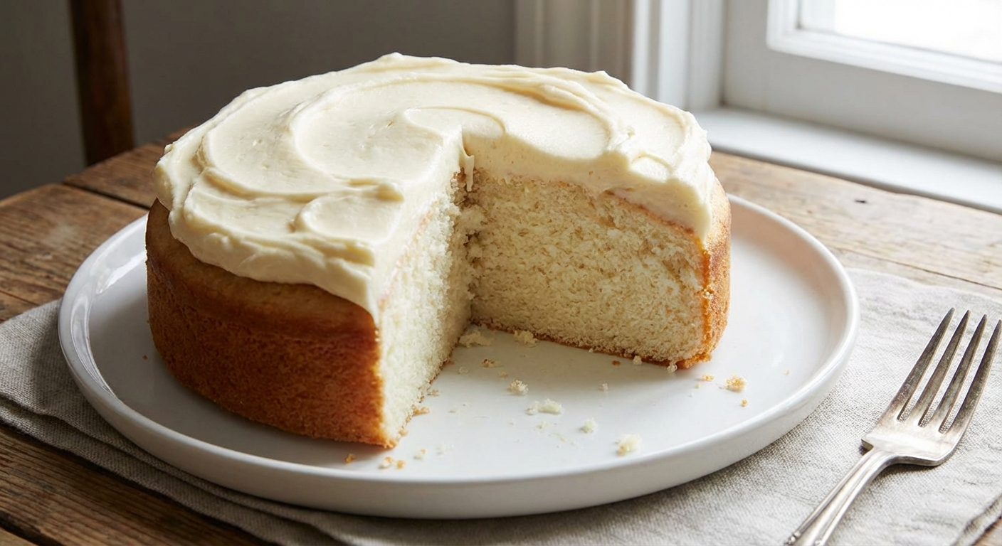 Weeknight White Cake