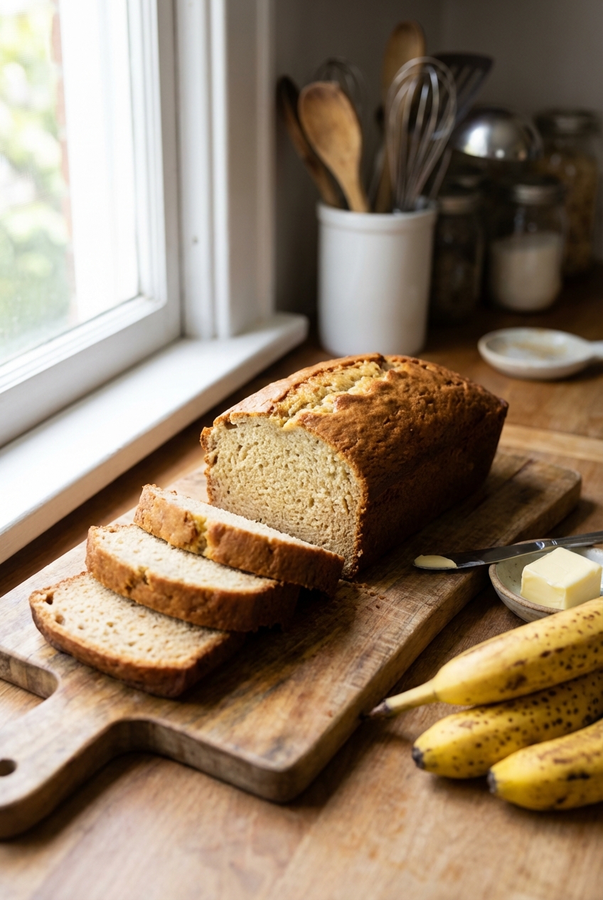 Classic Banana Bread (Light and Fluffy)