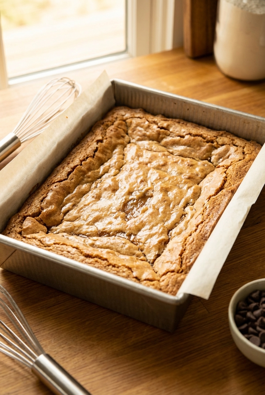 Soft and Chewy Blondies