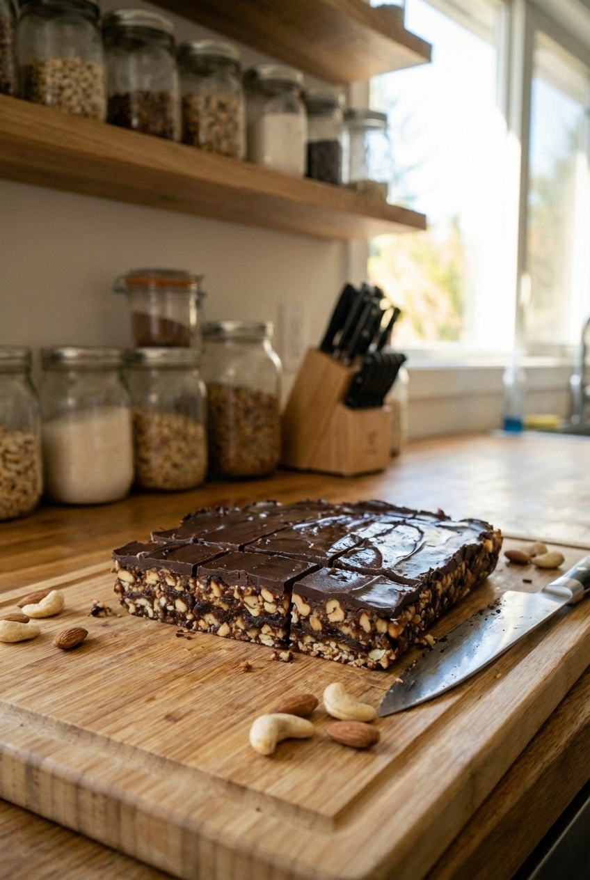 Nutty & Sweet No-Bake Gluten Free Bars