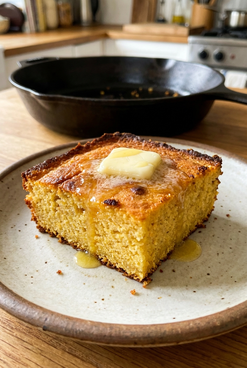 Gourmet Cornbread (Juicy and Tender)
