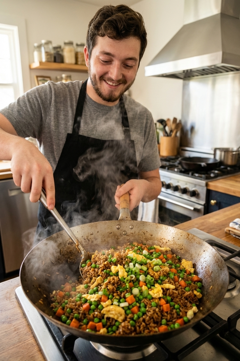 Chinese Restaurant-Style Fried Rice