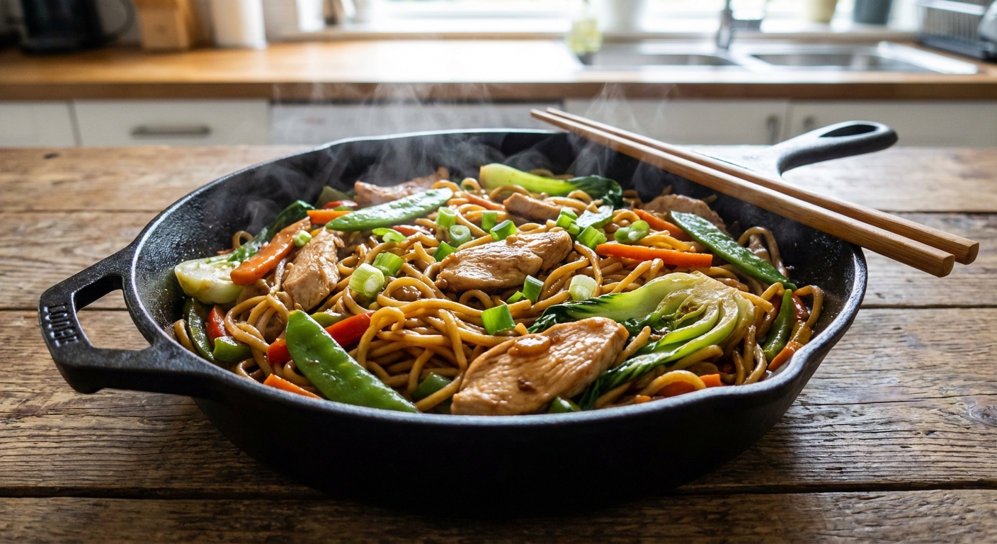 Gourmet Chicken Chow Mein