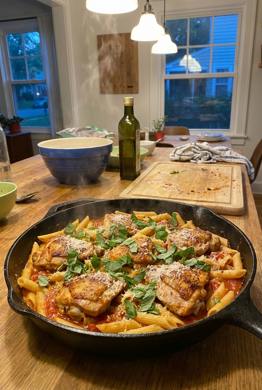 Weeknight Chicken Pasta (Italian Style)