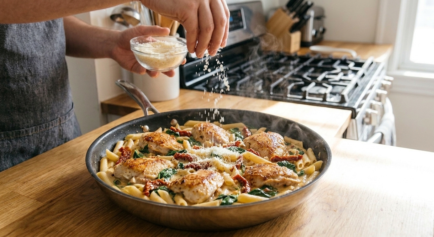 Creamy Tuscan Chicken Pasta