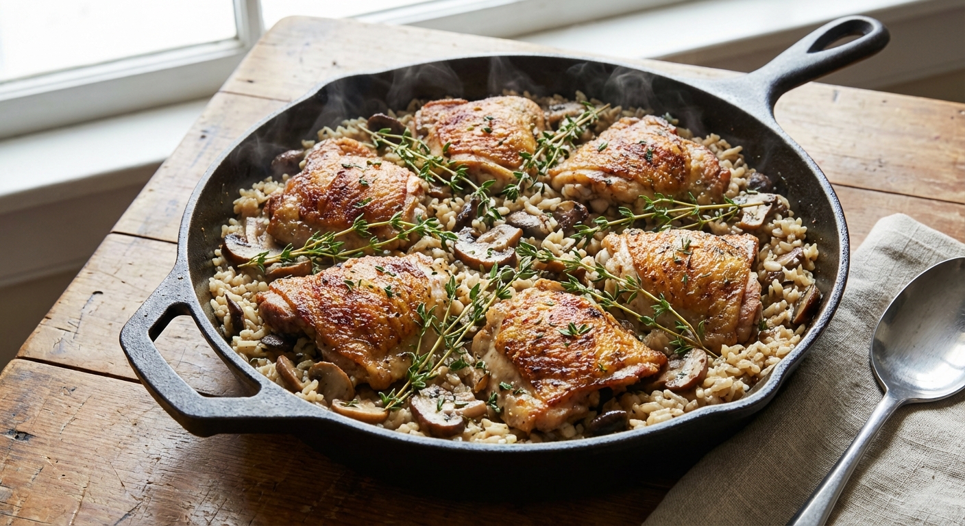 Earthy Chicken and Rice