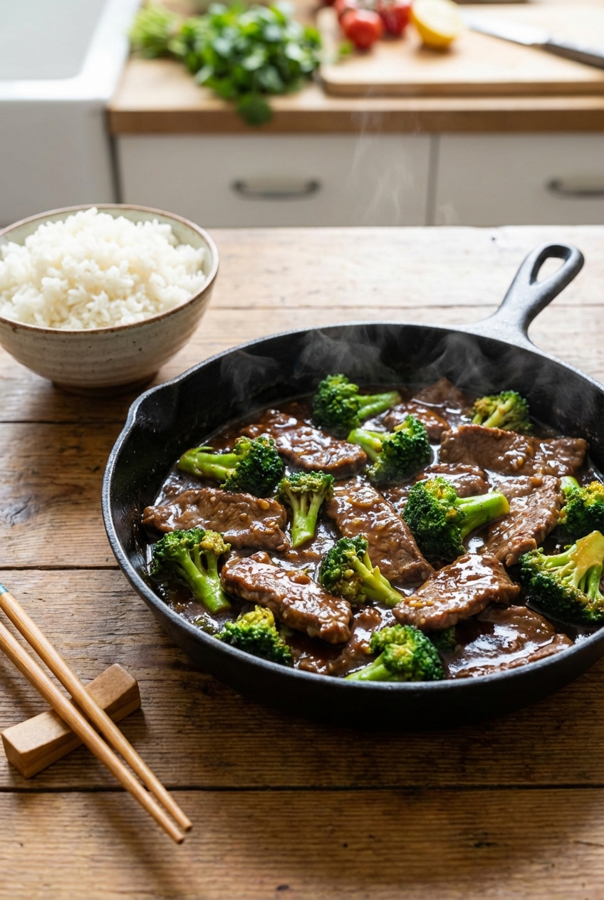 Zesty Beef and Broccoli