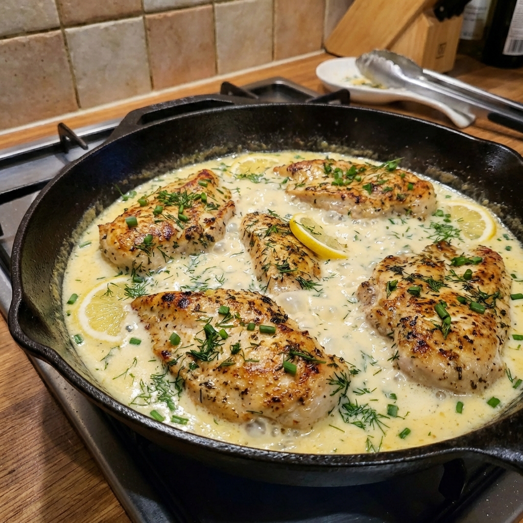 Silky Lemon Yogurt Chicken