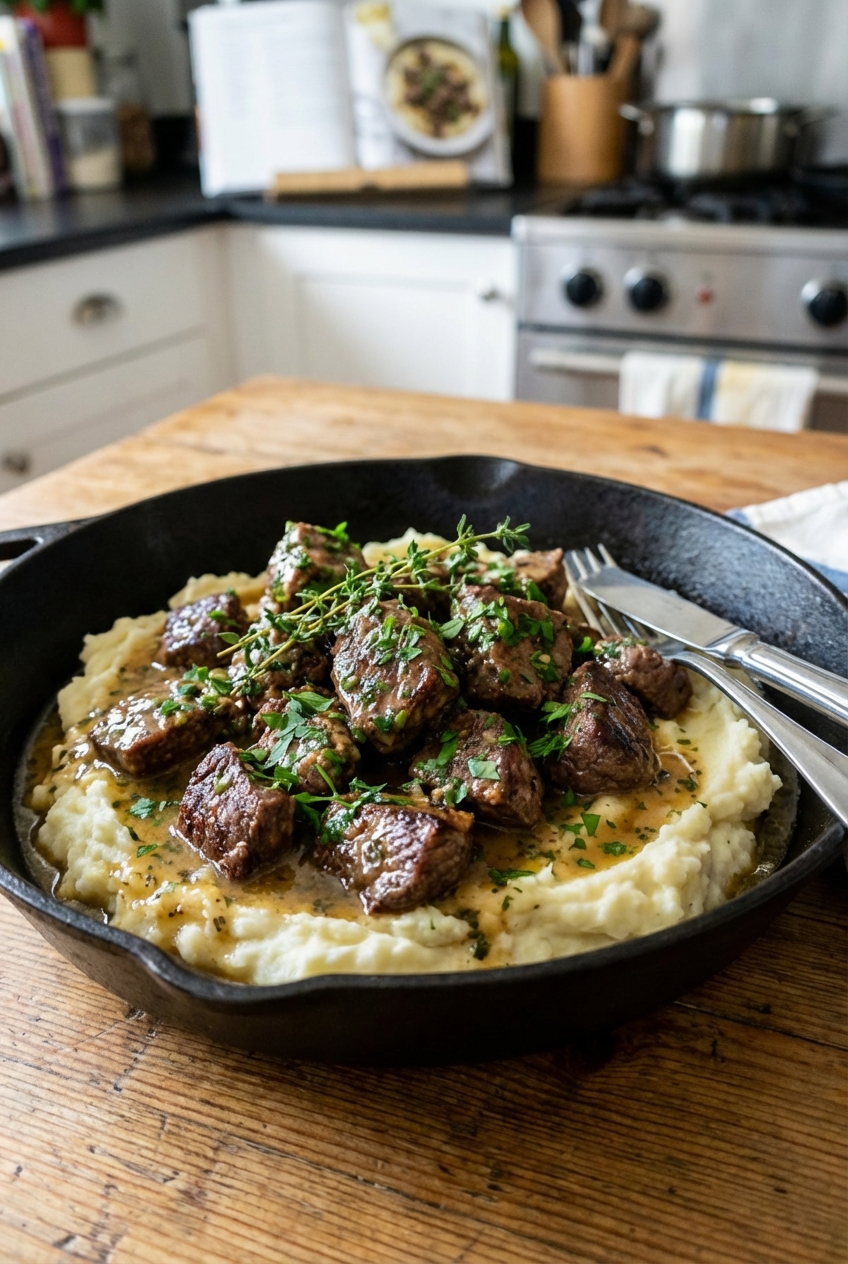 Bright & Herbal Beef Tips