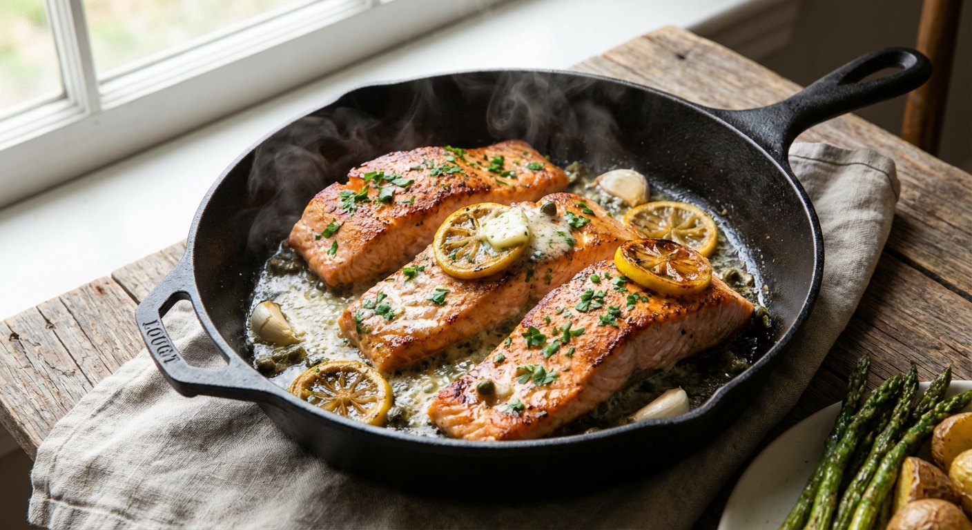 Easy Garlic Butter Salmon