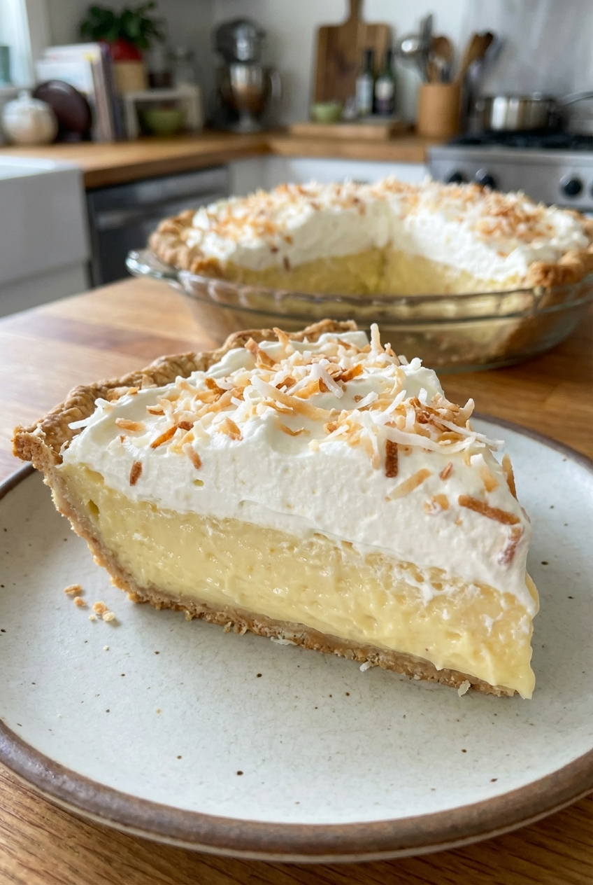 Spiced Coconut Cream Pie