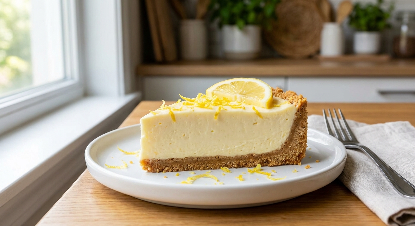 Zesty No-Bake Lemon Cheesecake