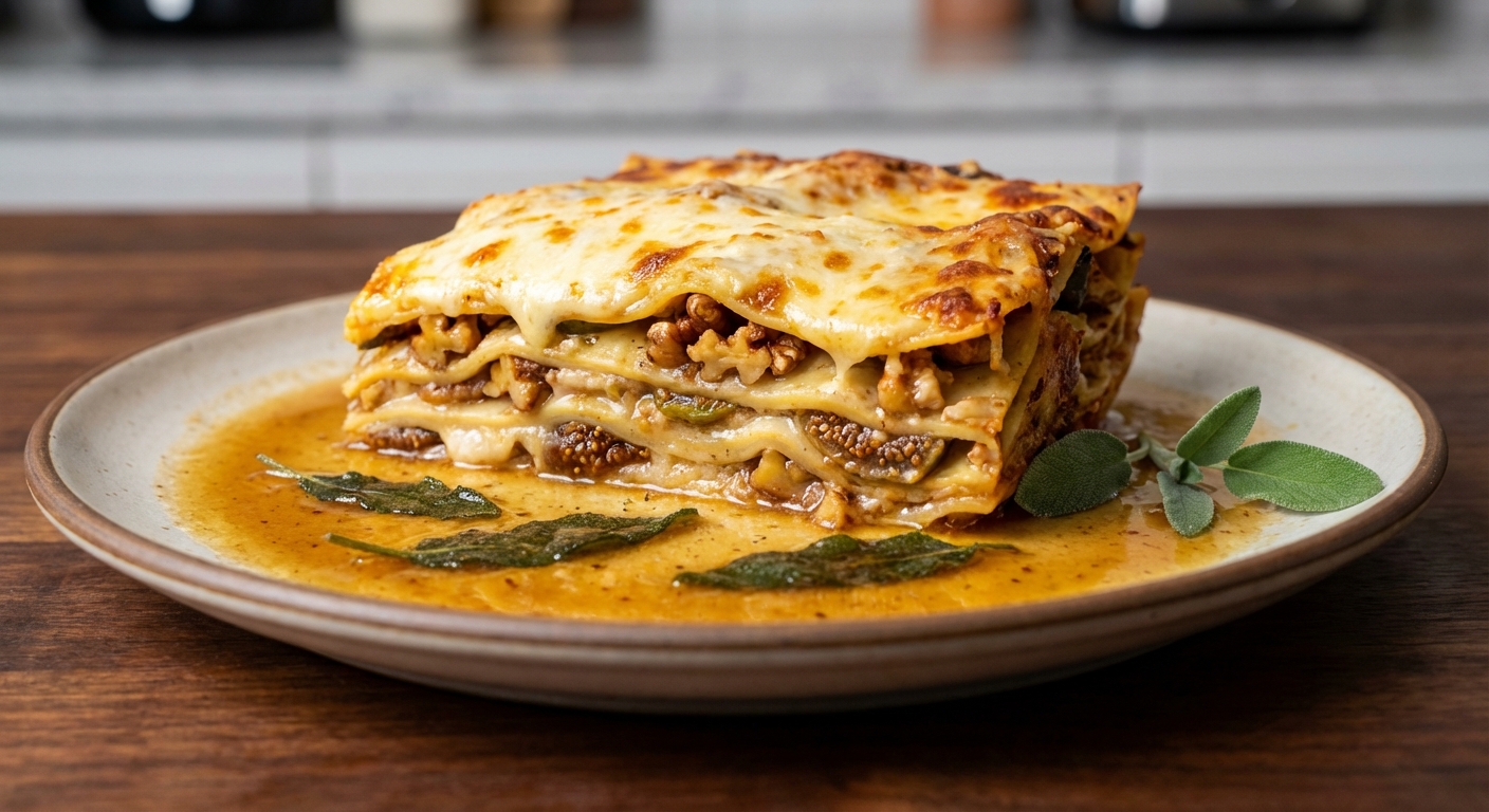 Effortless Nutty and Sweet Lasagna