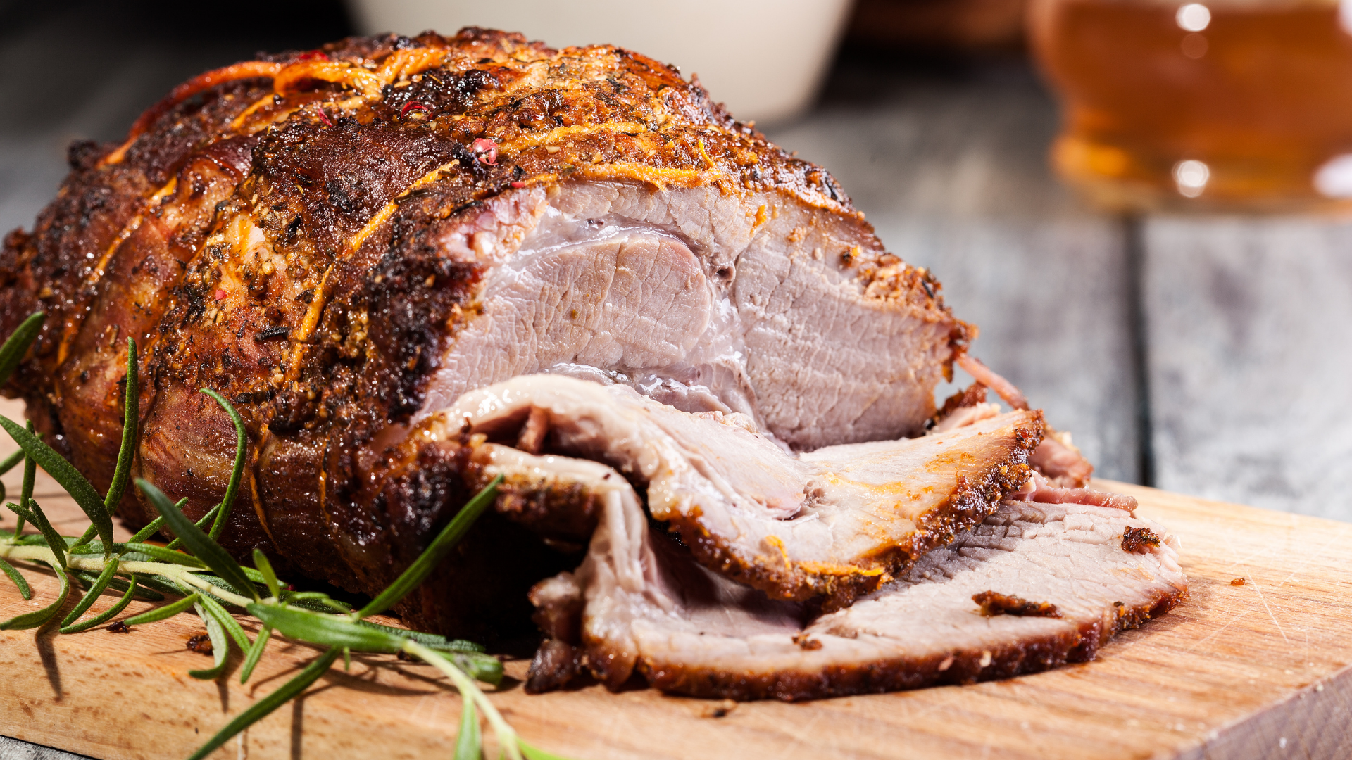 Garlic Herb Pork Shoulder Roast