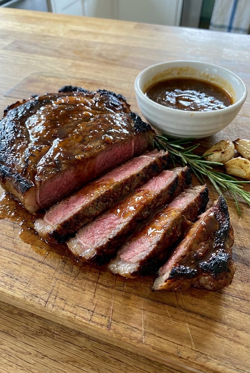 Weeknight Steak With Tangy Sweet Glaze