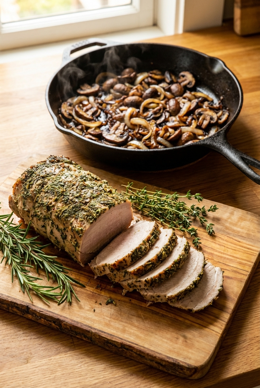 Earthy Pork Loin Roast