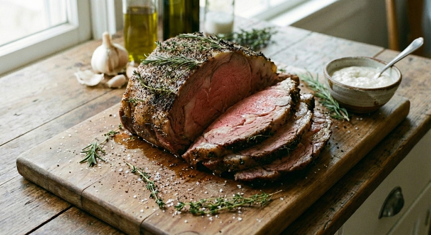 Foolproof Prime Rib (Crisp Crust, Juicy Center)