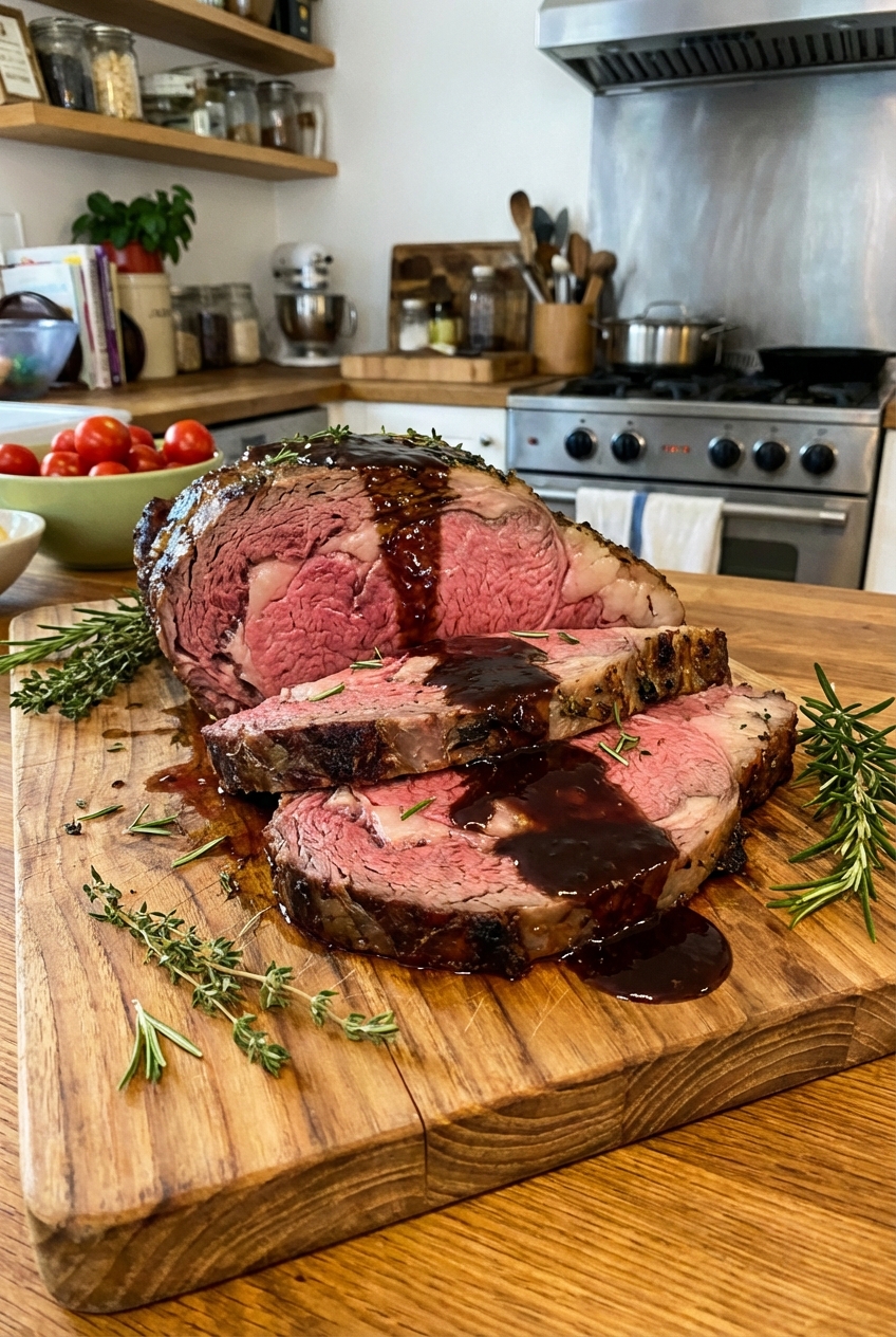 Savory Rib Roast (Silky Pan Sauce)