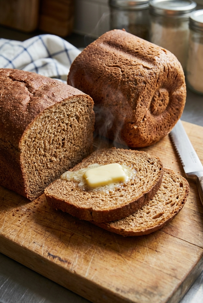 Smoky Earthy Bread Machine Loaf