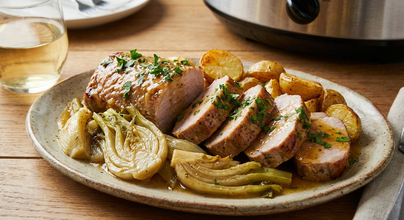 Zesty Slow Cooker Pork Fillet