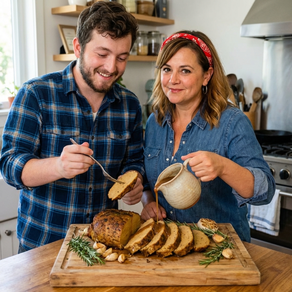 Warm and Cozy Vegan Turkey Roast