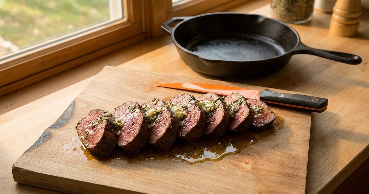 Perfect Pan-Seared Venison Backstrap