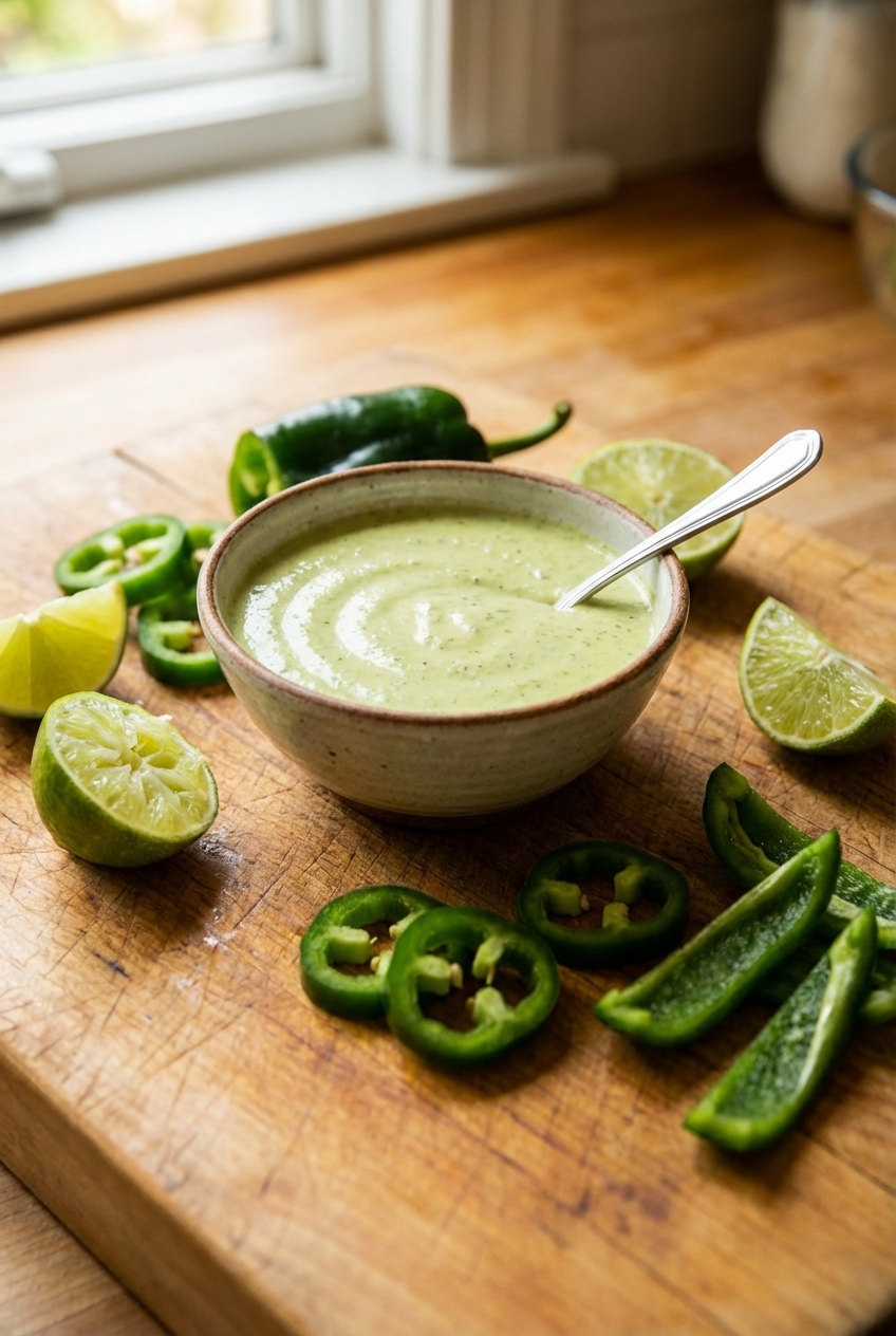 Zesty Poblano Pepper Sauce