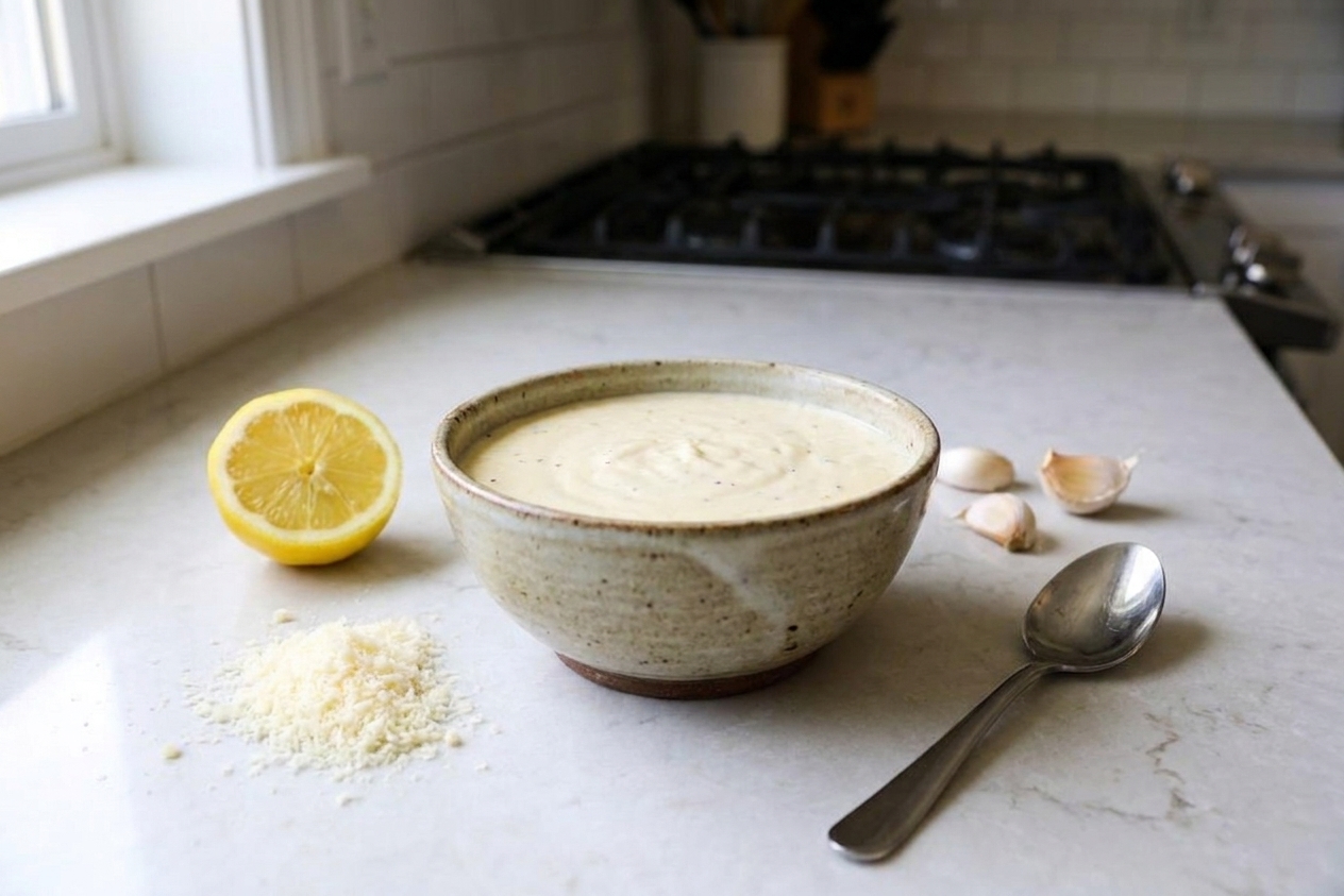 Creamy Caesar Salad Dressing