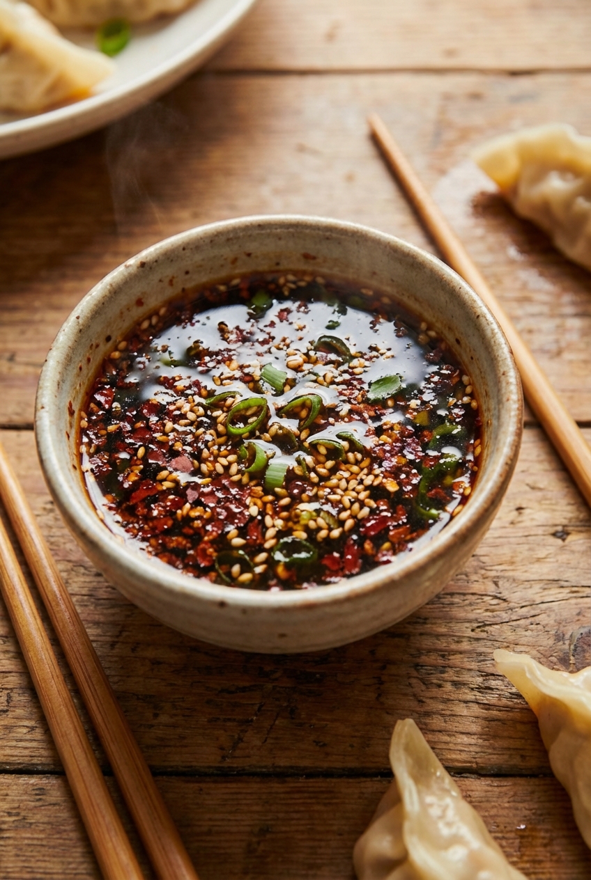 Modern Dumpling Sauce (Warm & Spiced)