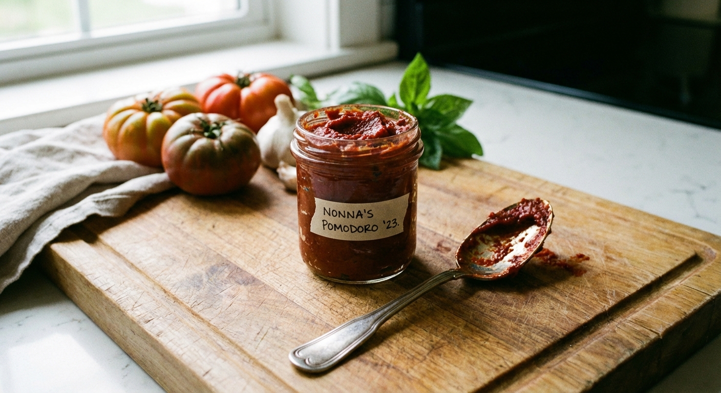 Intense Homemade Tomato Paste