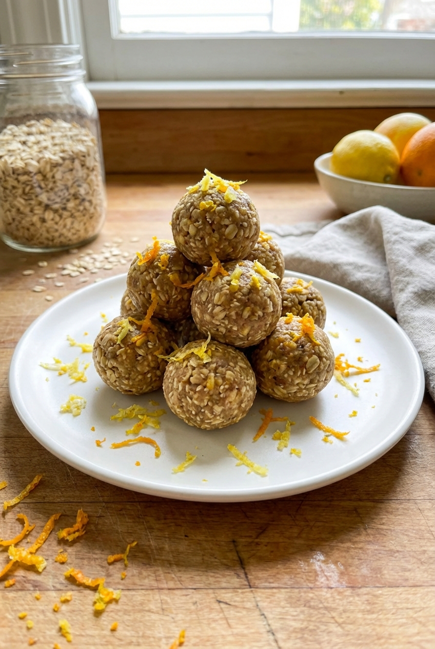 Bright Citrusy Protein Balls