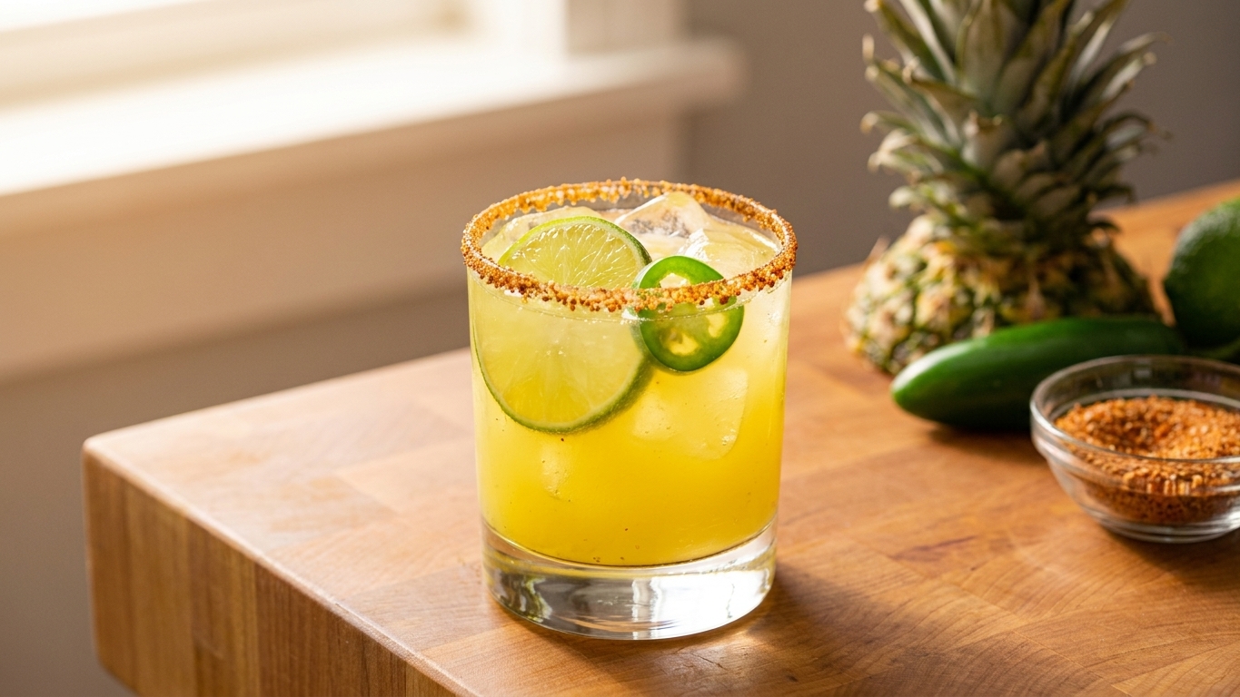 Spicy Pineapple Margarita