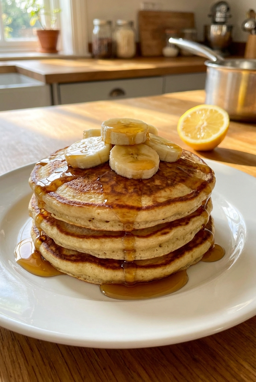 Zesty Banana Pancakes