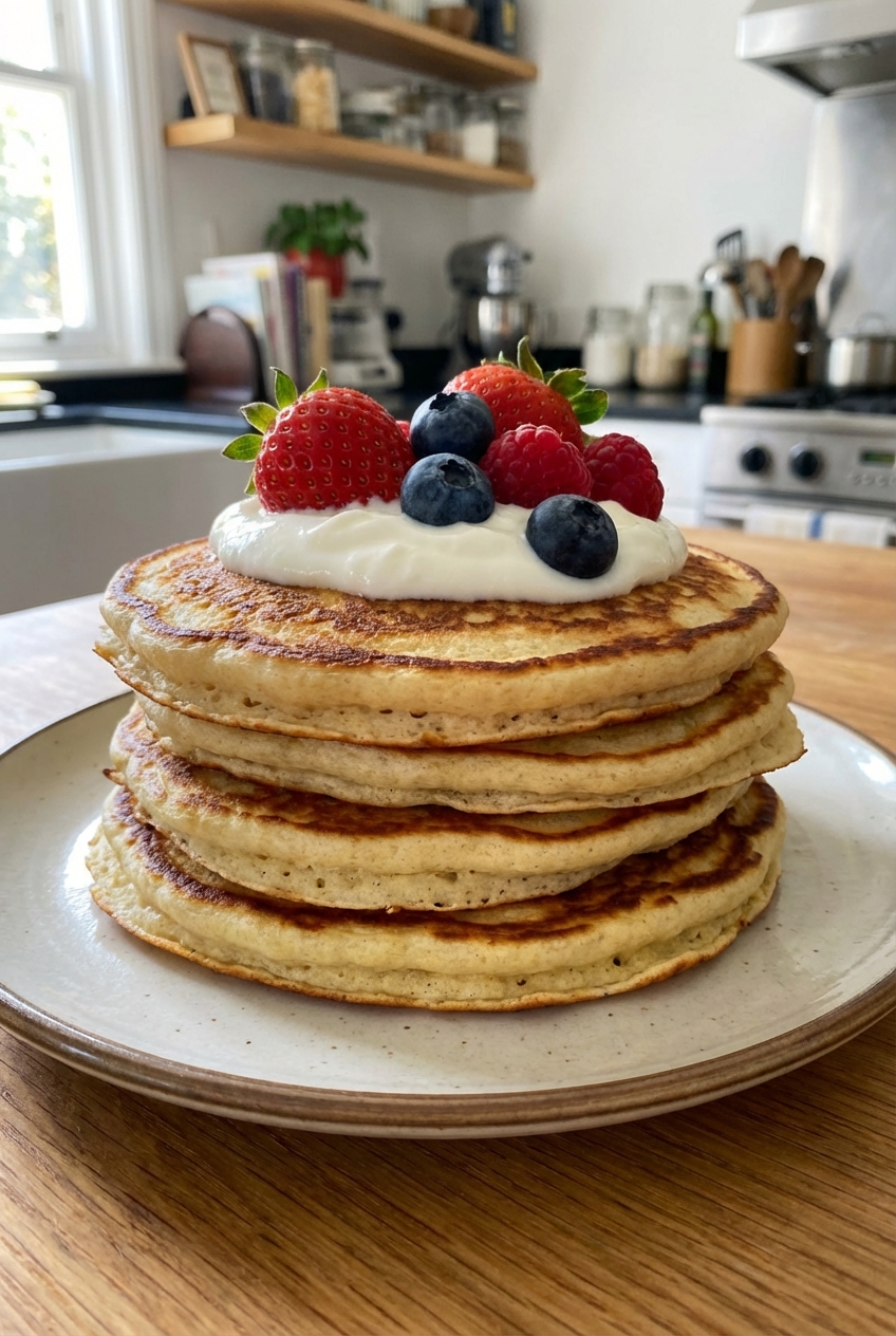 Bold Protein Pancakes (Tangy and Creamy)
